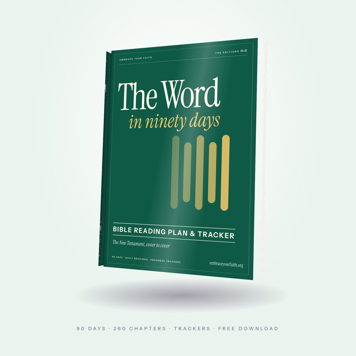 The Word in Ninety Days: New Testament Bible reading plan and tracker, printable PDF