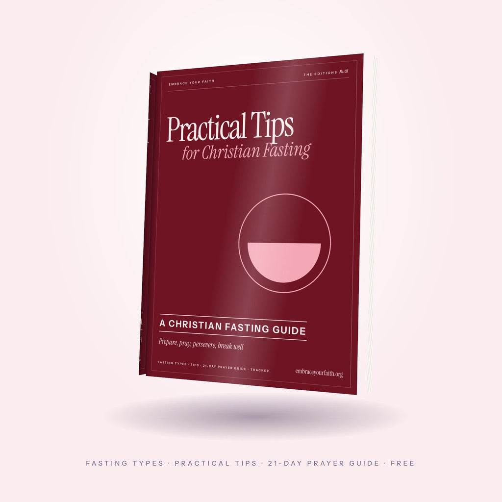 Practical Tips for Christian Fasting: a Christian fasting guide, printable PDF