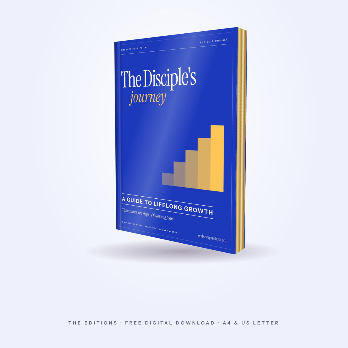 The Disciple's Journey 3D hardcover mockup